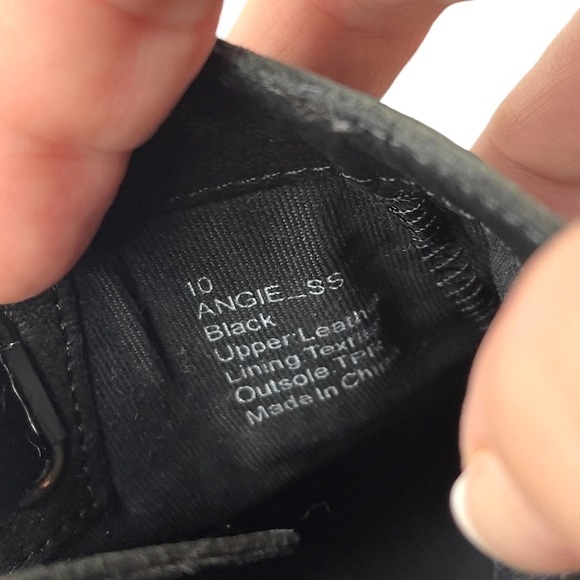 Sole Society Leather Ankle Boots Strap Angie Boot Size 10M - Picture 10 of 10